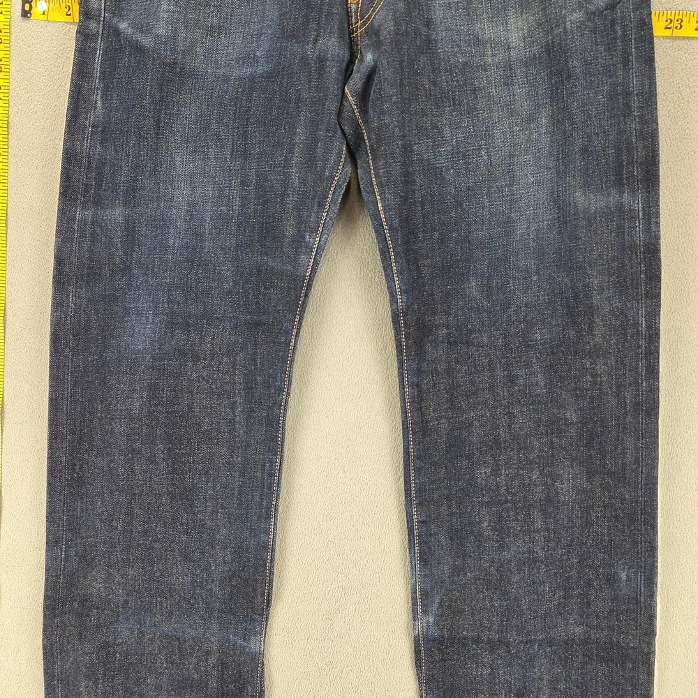 Edwin Jeans Mens 31x32 Blue Selvedge 865B Nashville Button Fly Honeycomb - Picture 12 of 16
